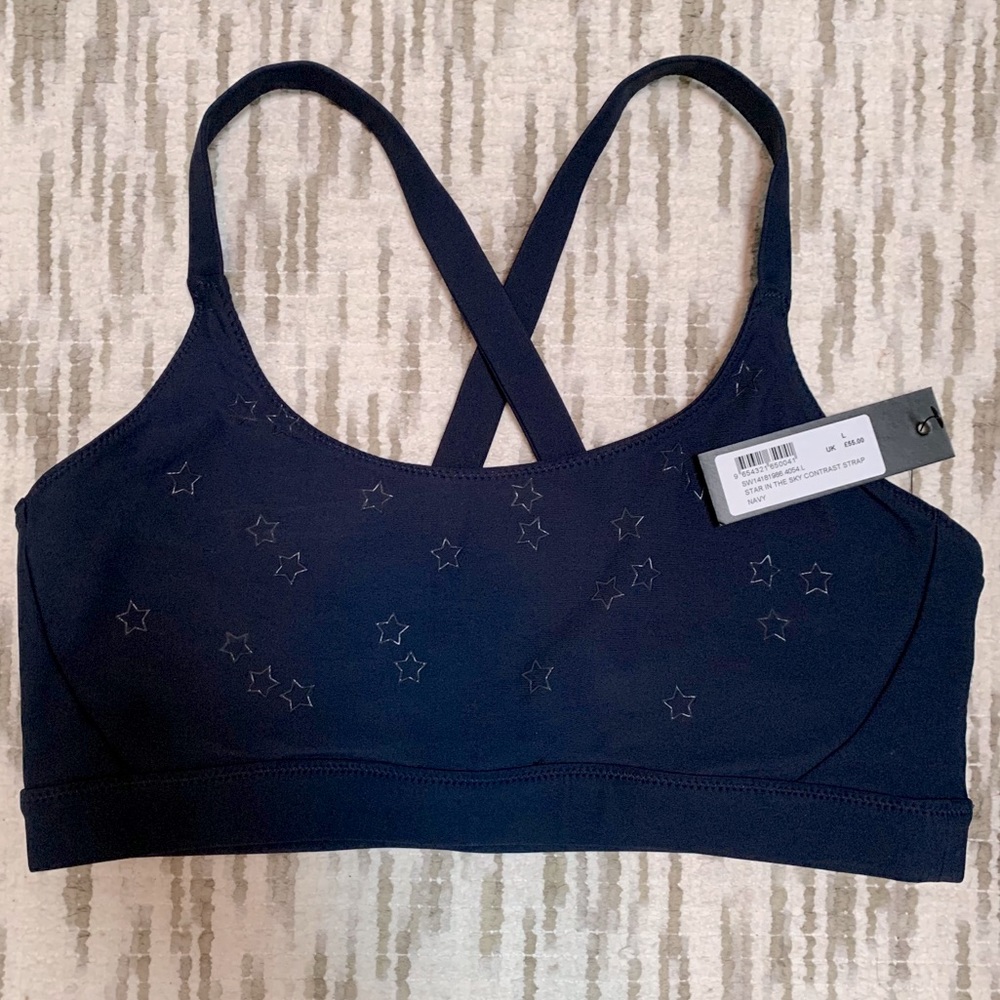 Soulcycle Star in the Sky Sports Bra Sz Large NWT